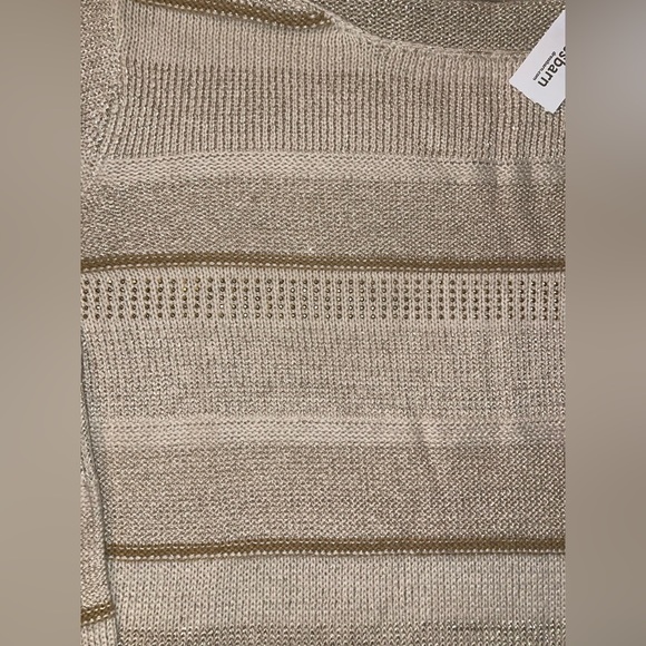 Roz & Ali 2x cream sweater with gold threads - Picture 4 of 7